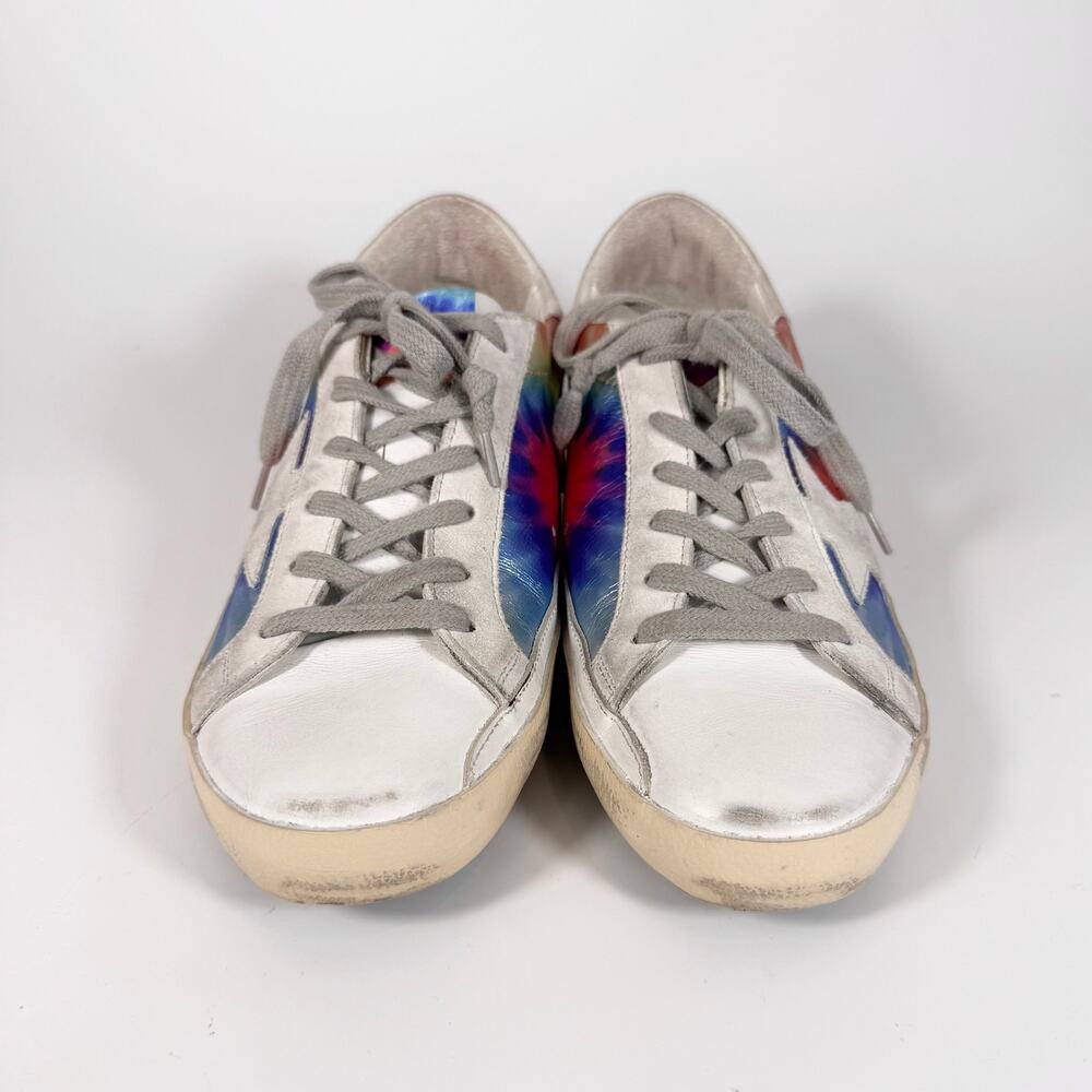 Golden Goose Tie-Dye Super Star Low Top Sneaker - Women’s 9 - Picture 4 of 8
